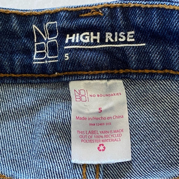 No Boundaries Hi Waist Denim Skinny Jeans - Picture 3 of 4